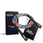 Jump Ropes World | Long Handle Beaded Skipping Rope | Jumping Rope | Athletics | (10-Ft, Rainbow)