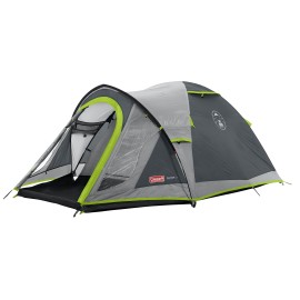 Coleman Darwin 3+ Waterproof Portable Camping Tent With Spacious Porch Tent - For Outdoors, Picnic, Hiking,3000Mm Water Coulmn (Grey)