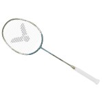 Victor Drivex Nano 7 V G5 4U All-Around Strung Badminton Racket For Professionals ,Grey,Graphite