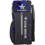 Star House Nylon Fabric Unique Design With Heavy Padded Cricket Kit Bag For Cricketers (Blue)