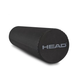 Head Foam Roller For Exercise | 60 Cm | High Density 100% Eva Foam | Back Roller For Back Pain Relief | Exercise Roller For Gym, Yoga | Deep Tissue Muscle Massage Roller | Home & Gym Fitness | Black