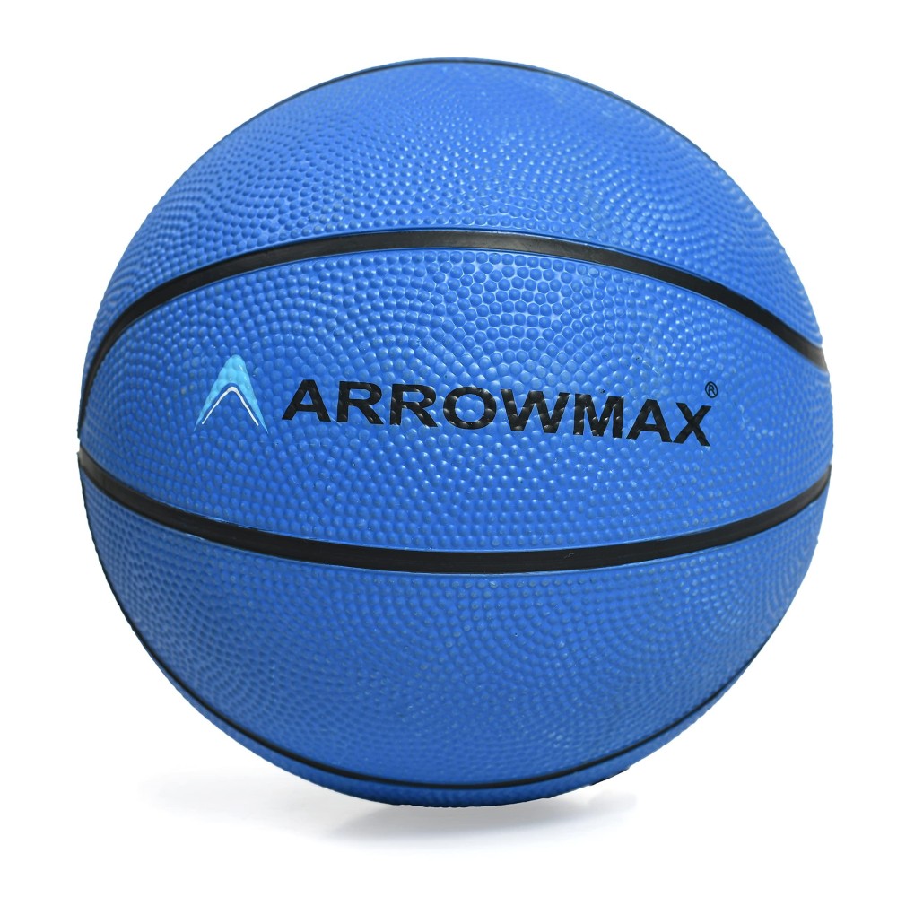 Arrowmax Basketball For Kids Junior Size For Children And Kids, Premium Rubber Material, For Kids 2 3 5 7 + Years Old, Size 3 (Blue)