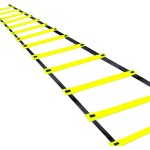 Hr Sports & Fitness 4 Meter Fixed Agility Ladder Agility Training Ladder Speed Flat Rung