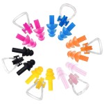 Arrowmax 6 Sets Waterproof Silicone Swimming Earplugs Nose Clip Plugs,Ear & Nose Protector Swimming Sets