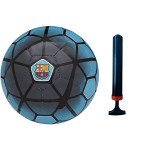 Hanzu Football Match Balls, Football For Traning, Recreational, Beginners, Playing Football Hand Stich With Hand Air Pump Free,(Size 5, Fcb Blue)