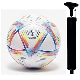 Outdoor Football With Free Air Pump And Pin - (Pack Of 1) Football For The Player, Multicolor