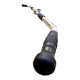 Hanzu Sports Gym Attachments High Pully Handle Bar With Grip Covered, Unisex, Standered Size.