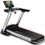 Let S Play Lp-400 Semi Commercial Treadmill For Home Gym, 6Hp Peak Ac Motor, 15.6 Touch Screen, 16 Preset, 180Kg Max Weight, 22Km/H Speed, 15% Auto Incline Running Machine [5 Year Motor Warranty]