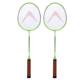 Arrowmax Professional Badminton Rackets Lightweight Badminton Racquets Set Of 2,Metal Alloy,2 Protect Case, For Beginners,Advanced Players, Men, Women, Boys, Girls, Kids (Steel-2Pc)