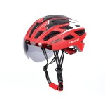 E Motorad - Ride The Electric Revolution Glideguard Helmet | Pc-Eps Construction, 27 Vents, Magnetic Goggles, Led Tail Light, Insect Resistant, Cpsc Certified, Size L (Neon) - Cycling