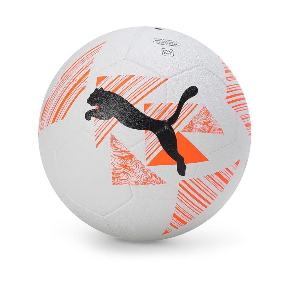 Puma Unisex-Adult Future 2 Soccer Ball, White-Citrus, 5 (5476003)