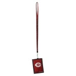 MLB cincinnati Reds Beaded Lanyard with Nylon Wallet