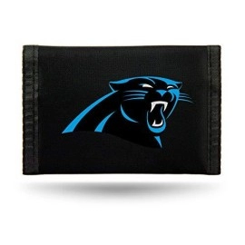 NFL Rico Industries Nylon Trifold Wallet, Carolina Panthers