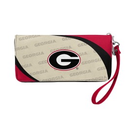 Littlearth womens NCAA Georgia Bulldogs Curve Zip Organizer Wallet, Team Color, 8