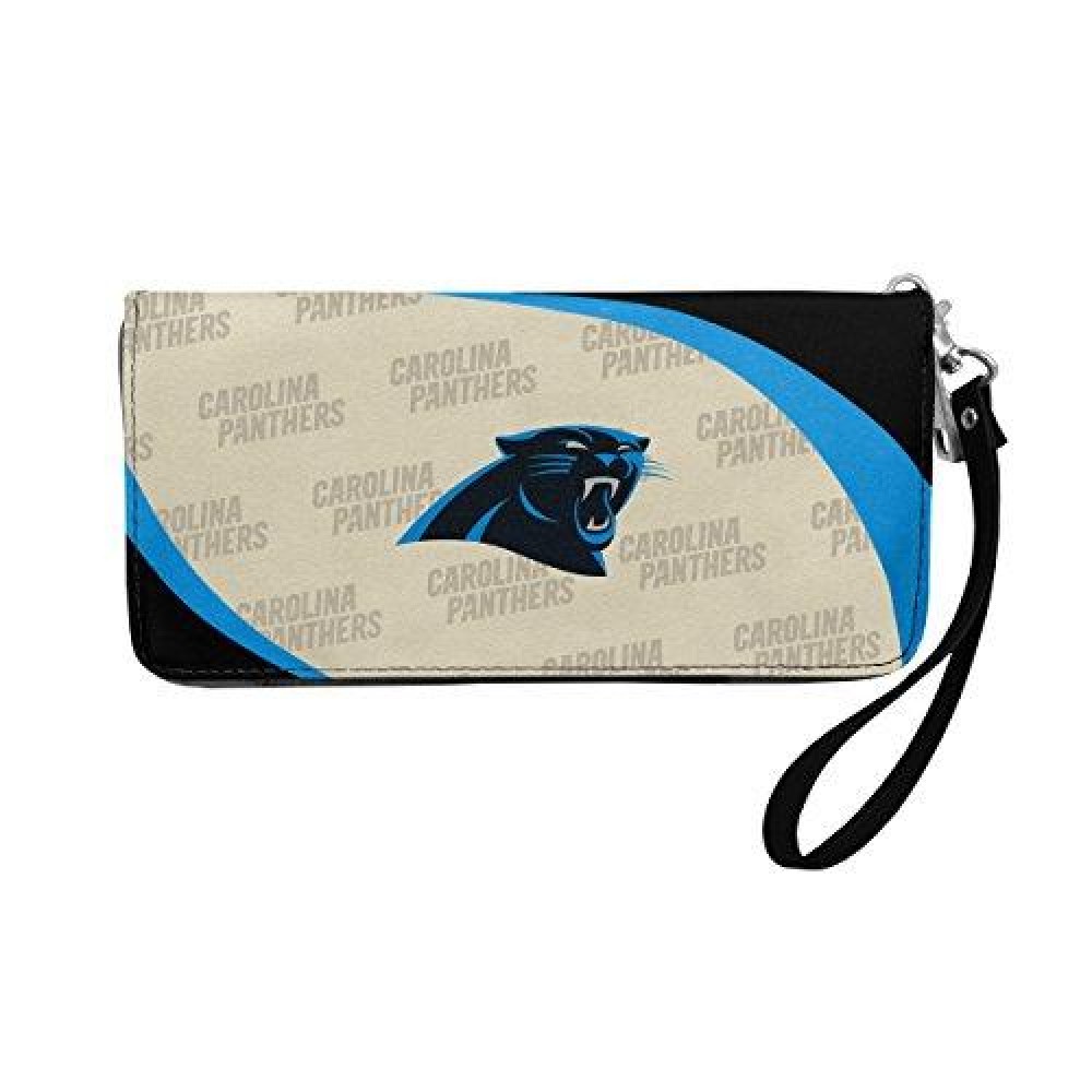 Littlearth Unisex-Adult NFL Carolina Panthers Curve Zip Organizer, Team Color, 8