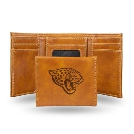 Jacksonville Jaguars Wallet Trifold Laser Engraved