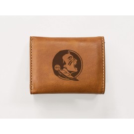 NCAA Rico Industries Laser Engraved Trifold Wallet, Florida State Seminoles Brown