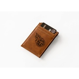 Rico Industries Laser Engraved Front Pocket Wallet, Tennessee Titans