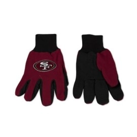 San Francisco 49ers Two Tone Adult Size Gloves