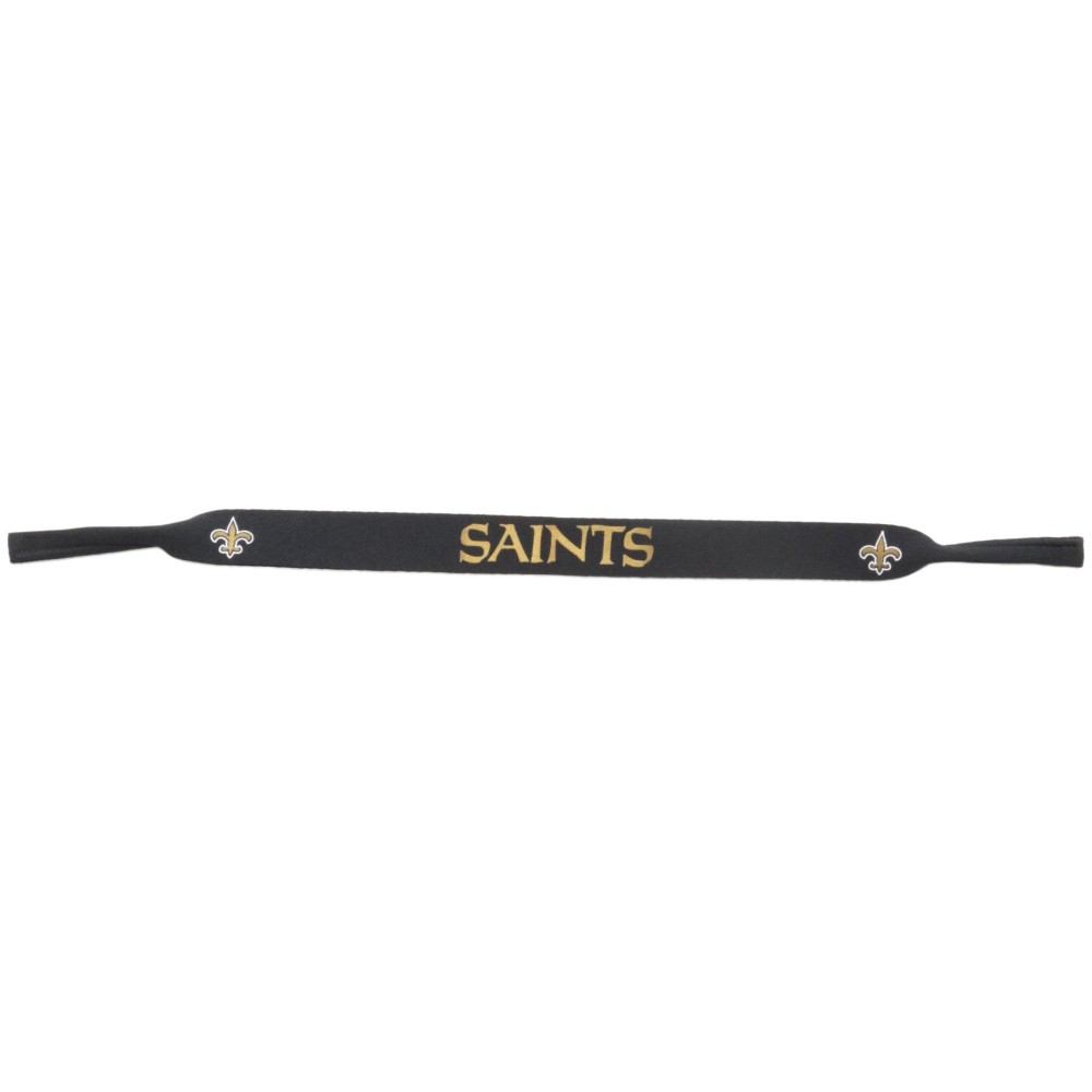 Siskiyou Sports NFL New Orleans Saints Neoprene Sunglass Strap, Black