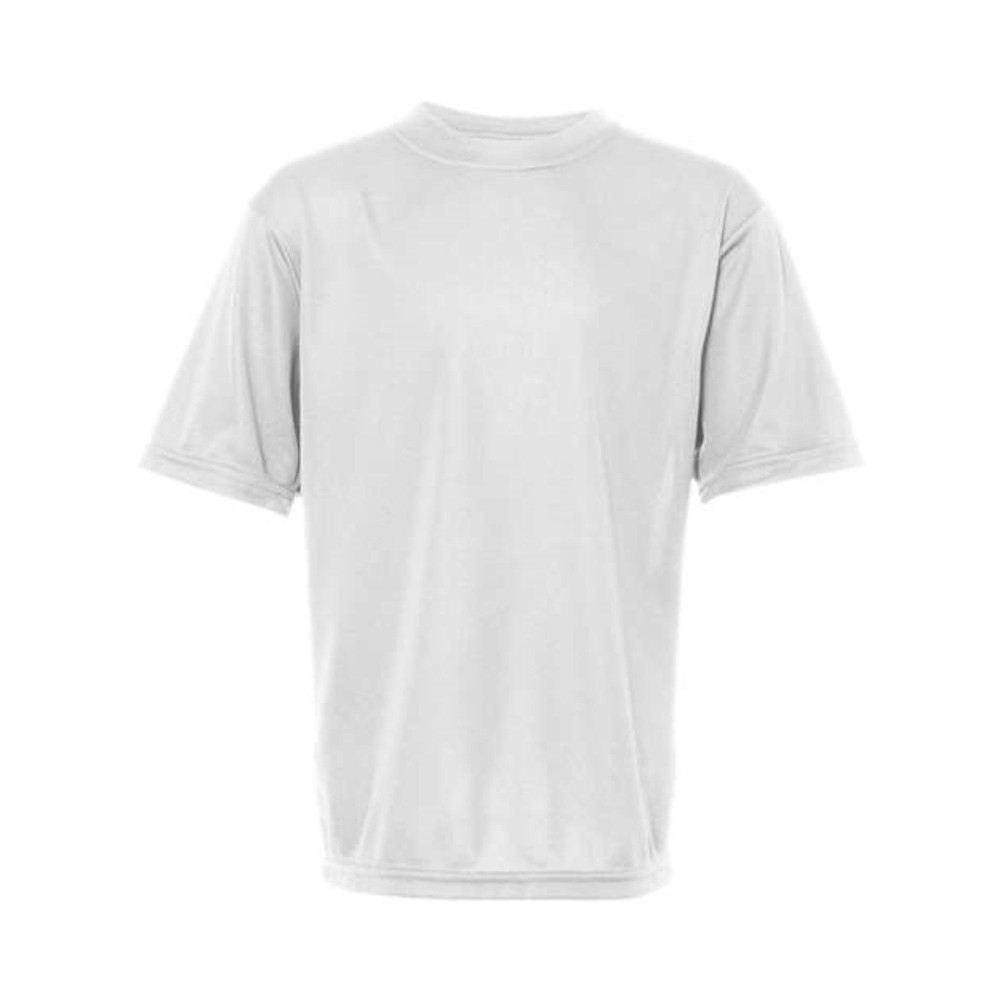 Augusta Sportswear Youth Nexgen Wicking Short Sleeve T-Shirt - White, L