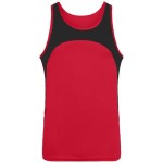 Adult Wicking Polyester Sleeveless Jersey with contrast Inserts - gOLD WHITE - S(D0102H7YL9J)