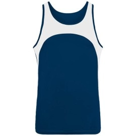Adult Wicking Polyester Sleeveless Jersey with contrast Inserts - gOLD WHITE - S(D0102H7YLXP)