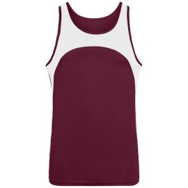 Adult Wicking Polyester Sleeveless Jersey with contrast Inserts - gOLD WHITE - S(D0102H7YLI2)