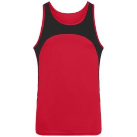 Adult Wicking Polyester Sleeveless Jersey with contrast Inserts - gOLD WHITE - S(D0102H7YLST)