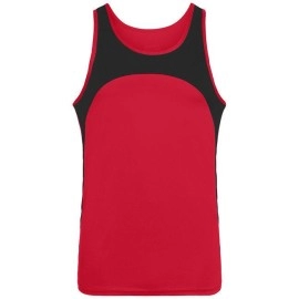 Adult Wicking Polyester Sleeveless Jersey with contrast Inserts - gOLD WHITE - S(D0102H7YLST)