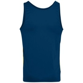 Adult Wicking Polyester Sleeveless Jersey with contrast Inserts - gOLD WHITE - S(D0102H7YQFT)