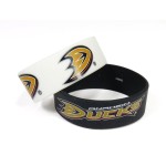 NHL Anaheim Ducks Silicone Rubber Bracelet, 2-Pack