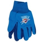 NBA Oklahoma City Thunder Two-Tone Gloves, One Size, Blue