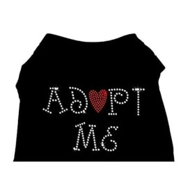 Mirage Pet Products Adopt Me 10-Inch Pet Dresses, Small, Black with Red