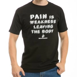 Military Graphics T's, Pain, Blk, M