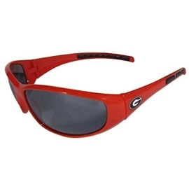 Siskiyou Sports NCAA Georgia Bulldogs Wrap Sunglasses,Red