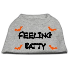 Mirage Pet Products Feeling Batty Screen Print Shirts grey XXL (18)