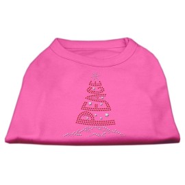 Mirage Pet Products 14-Inch Peace Tree Print Shirt for Pets Large Bright Pink