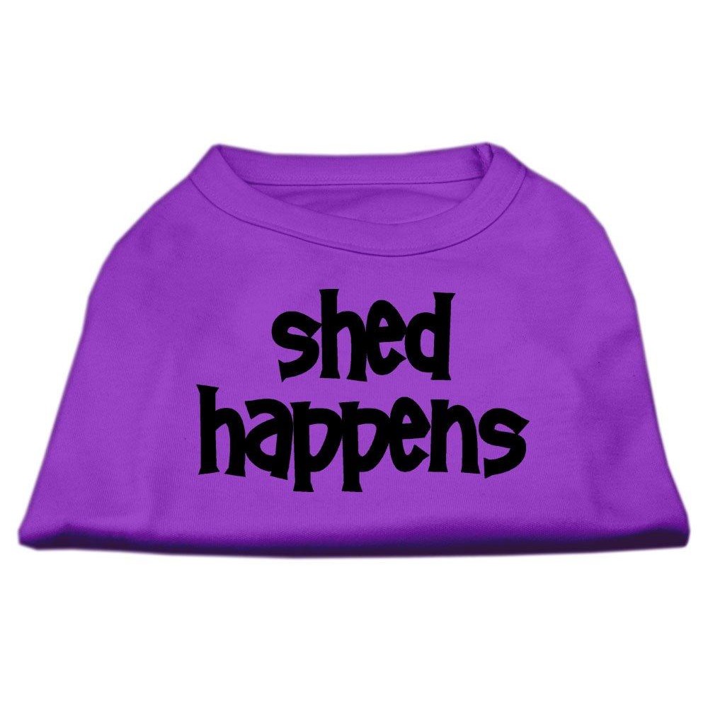 Mirage Pet Products 20-Inch Shed Happens Screen Print Shirts for Pets 3X-Large Purple