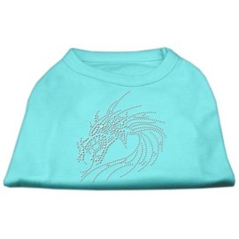Mirage Pet Products Studded Dragon Pet Shirt Small Aqua