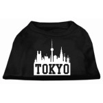 Mirage Pet Products 8-Inch Tokyo Skyline Screen Print Shirt for Pets X-Small Black