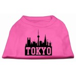 Mirage Pet Products 18-Inch Tokyo Skyline Screen Print Shirt for Pets XX-Large Bright Pink