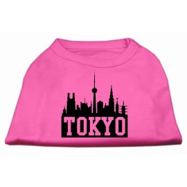 Mirage Pet Products 18-Inch Tokyo Skyline Screen Print Shirt for Pets XX-Large Bright Pink