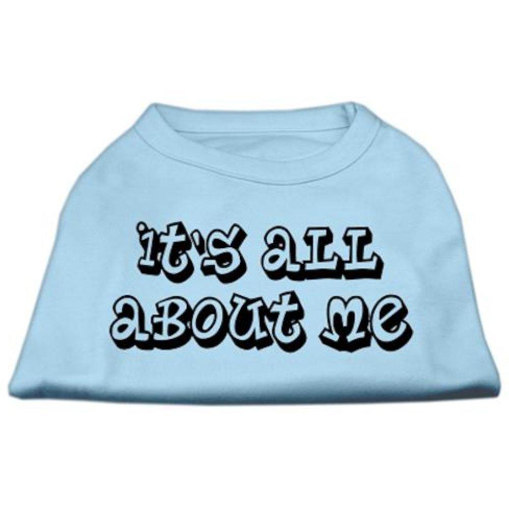 Mirage Pet Products 12-Inch Its All About Me Screen Print Shirts for Pets Medium Baby Blue