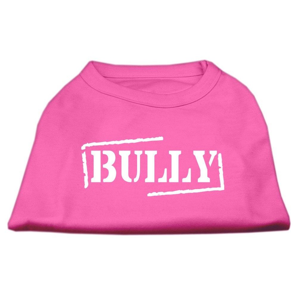 Mirage Pet Products 8-Inch Bully Screen Printed Shirts for Pets X-Small Bright Pink