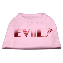 Mirage Pet Products Evil Rhinestone Pet Shirt Large Light Pink