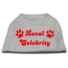 Mirage Pet Products 20-Inch Local celebrity Screen Print Shirts for Pets 3X-Large grey