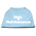 Mirage Pet Products 16-Inch High Maintenance Screen Print Shirts for Pets X-Large Baby Blue