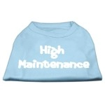 Mirage Pet Products 8-Inch High Maintenance Screen Print Shirts for Pets X-Small Baby Blue