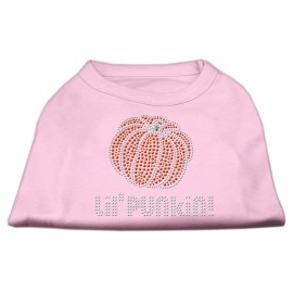 Mirage Pet Products Lil Punkin Rhinestone Shirt Medium Light Pink